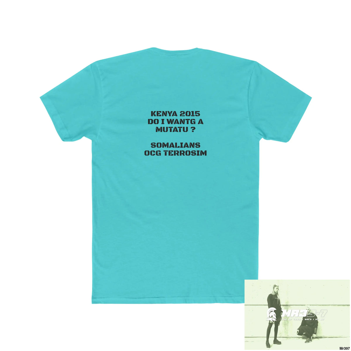 MR39-7 Kenya 2015 Matatu OCG Terrorism Men’s Cotton Crew Tee T-Shirt