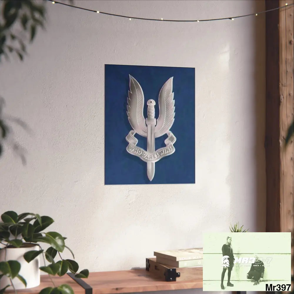 MR39-7 Kenya 2015 no1 British Special Air Service SAS inspired Fine Art Posters 16’’ x 20’’ (Vertical) / Matte Poster