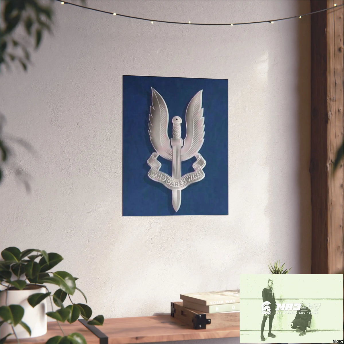 MR39-7 Kenya 2015 no1 British Special Air Service SAS inspired Fine Art Posters 16’’ x 20’’ (Vertical) / Matte Poster