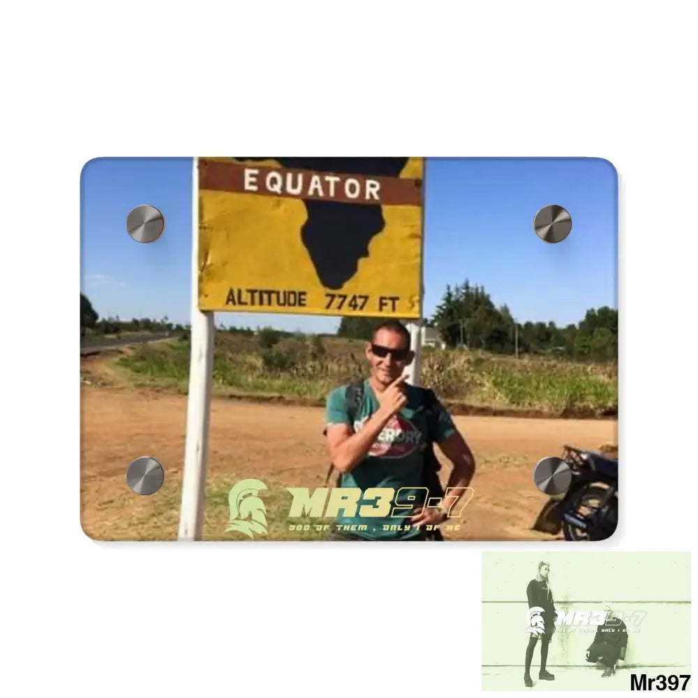 MR39-7 Kenya Equator Tactical pick up 2015 Acrylic Wall Art Panels 7’’ x 5’’ (Horizontal) / 0.25’’ Home Decor