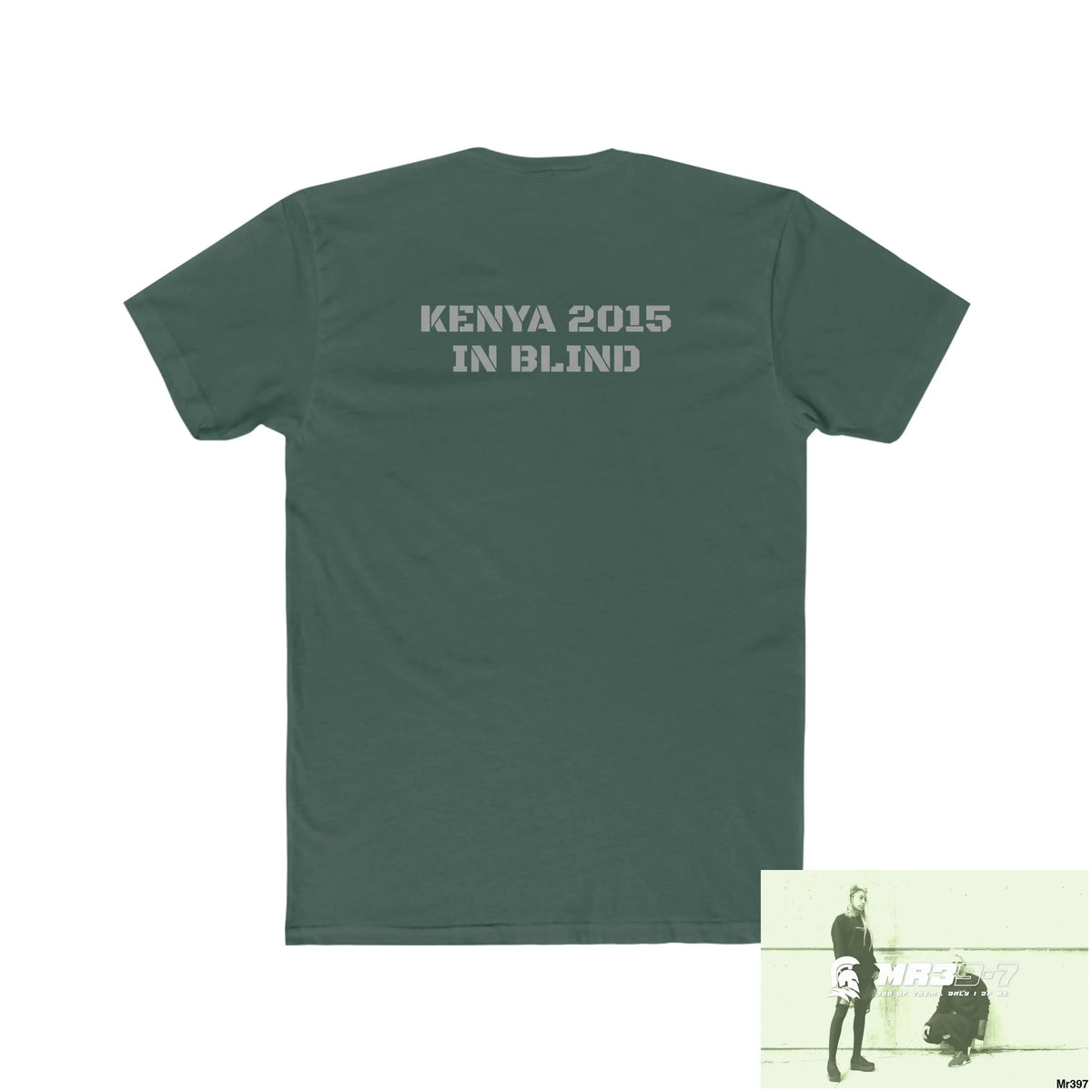MR39-7 Kenya in Blind Men’s Cotton Crew Tee T-Shirt