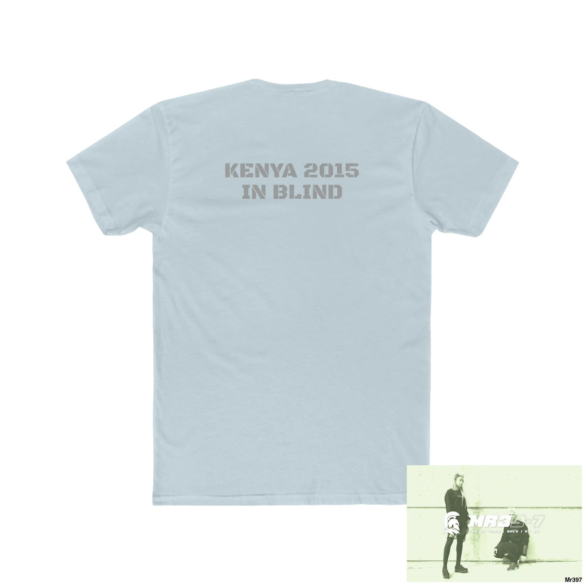 MR39-7 Kenya in Blind Men’s Cotton Crew Tee T-Shirt