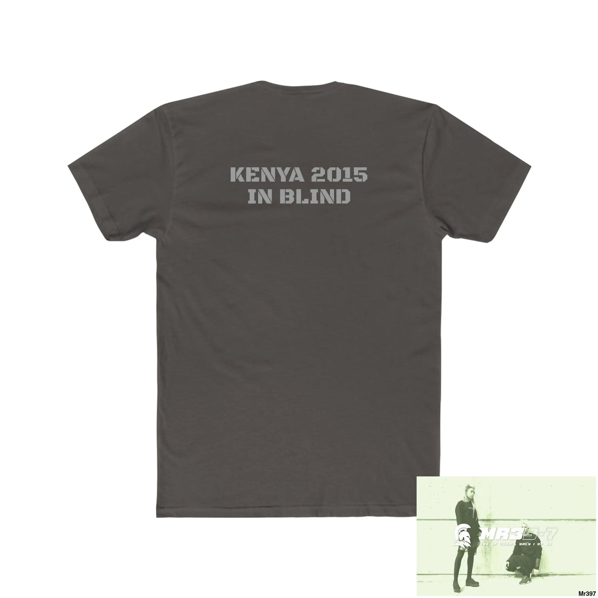 MR39-7 Kenya in Blind Men’s Cotton Crew Tee T-Shirt