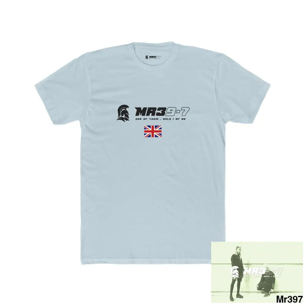 MR39-7 Kenya In Blind My Pain Management Black Snake Men’s Cotton Crew Tee Solid Light Blue / S T-Shirt