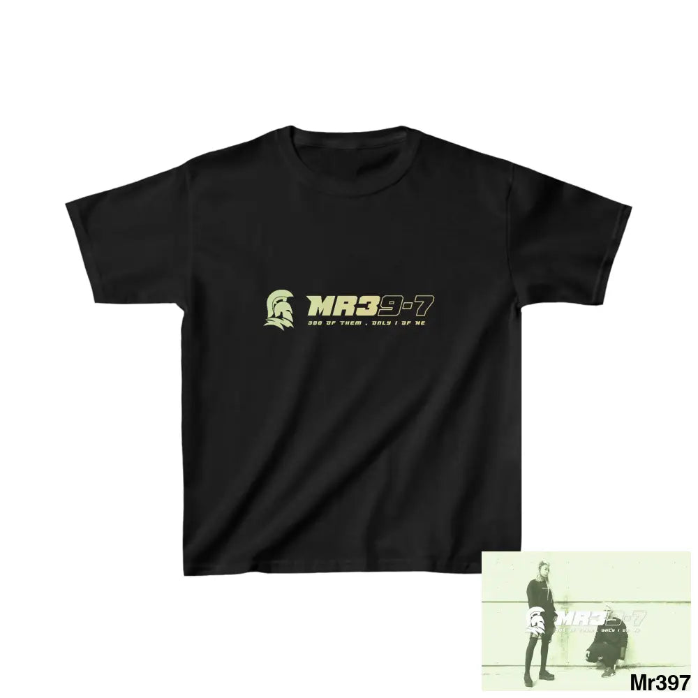 MR39-7 Kids Heavy Cotton™ Tee XS / Black Kids clothes