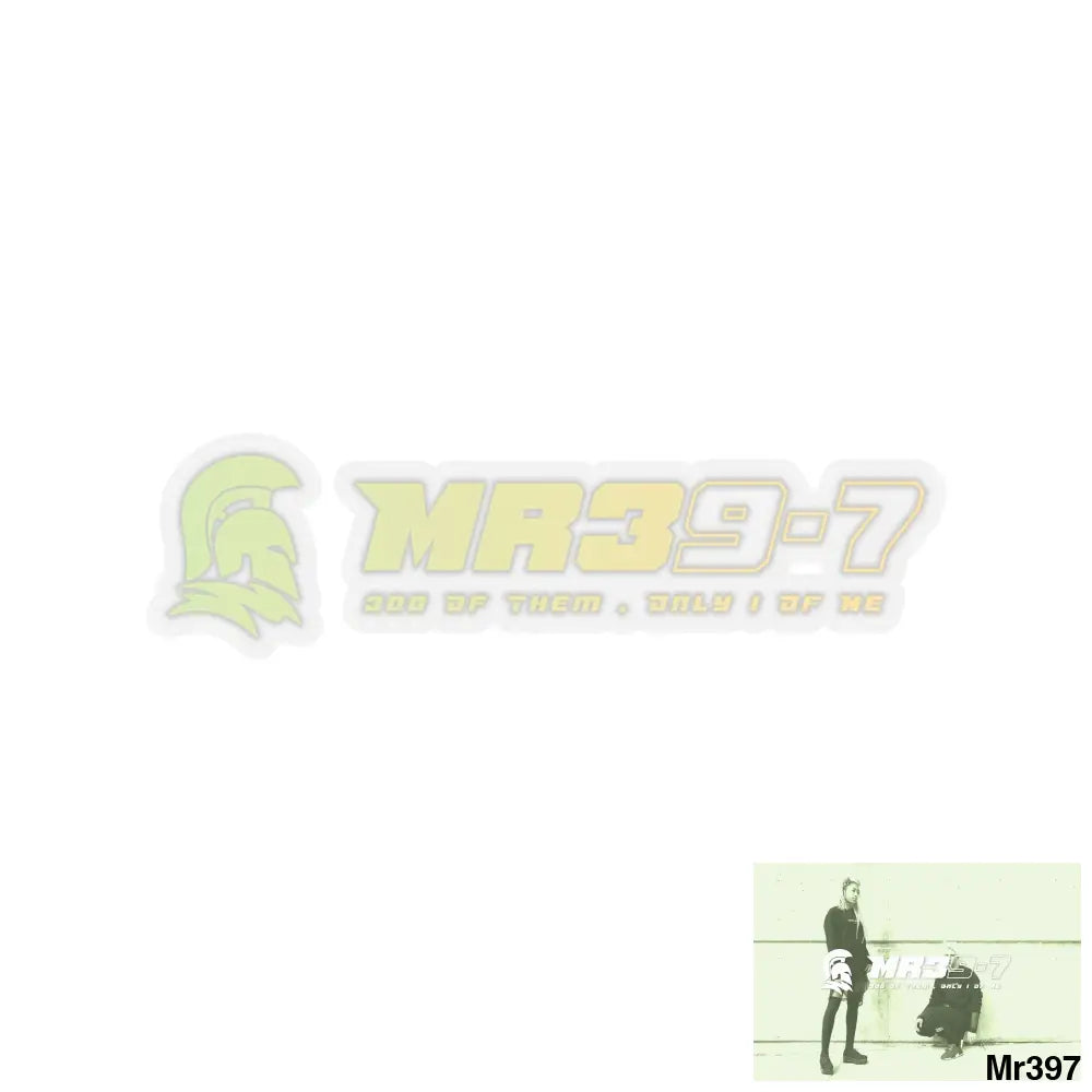 Mr39-7 Kiss-Cut Stickers 2’’ × 2’’ / Transparent Paper products