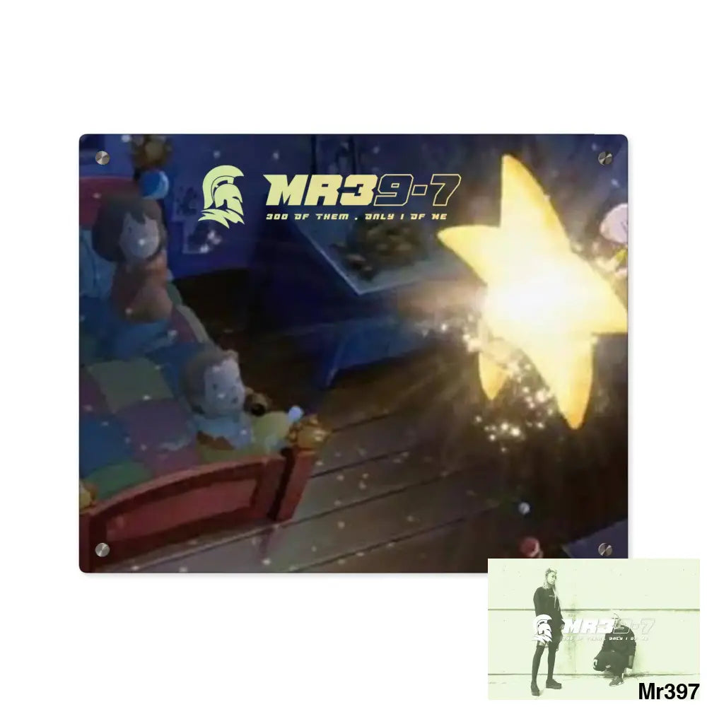 MR39-7 Laura’s Star Acrylic Wall Art Panels 20″ x 16″ (Horizontal) / 0.25’’ Home Decor