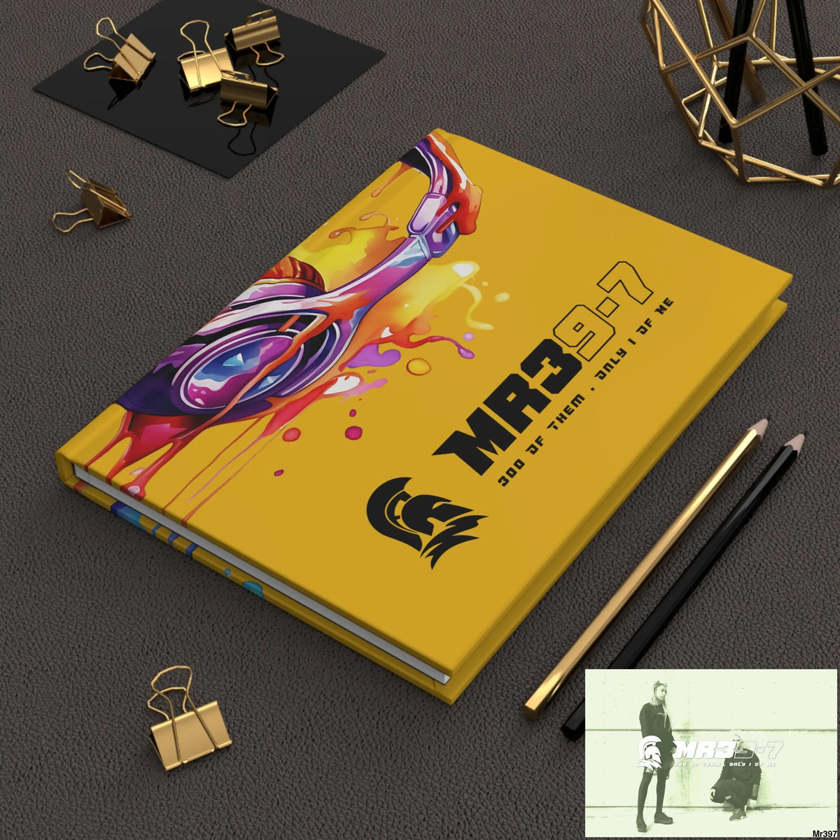 Mr39-7 Melting Headset Hardcover Journal Matte Journal Paper products