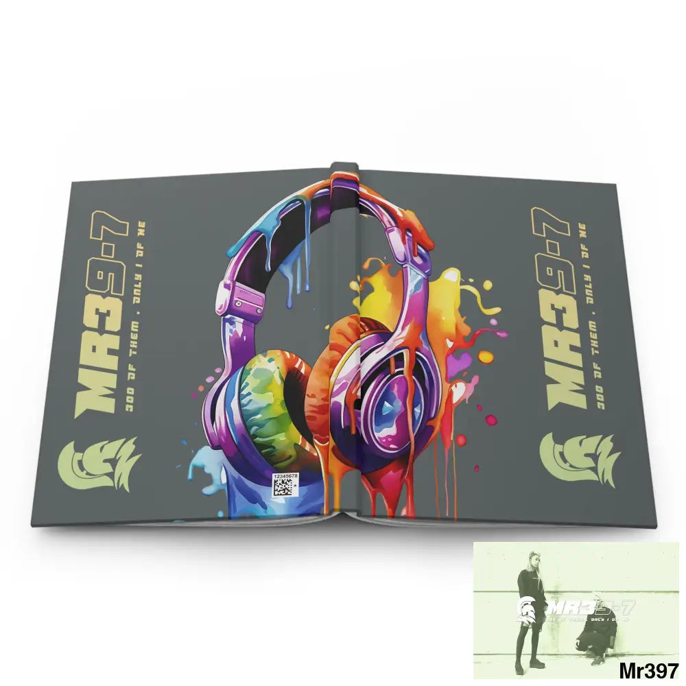 Mr39-7 Melting Headset Hardcover Journal Matte Journal Paper products