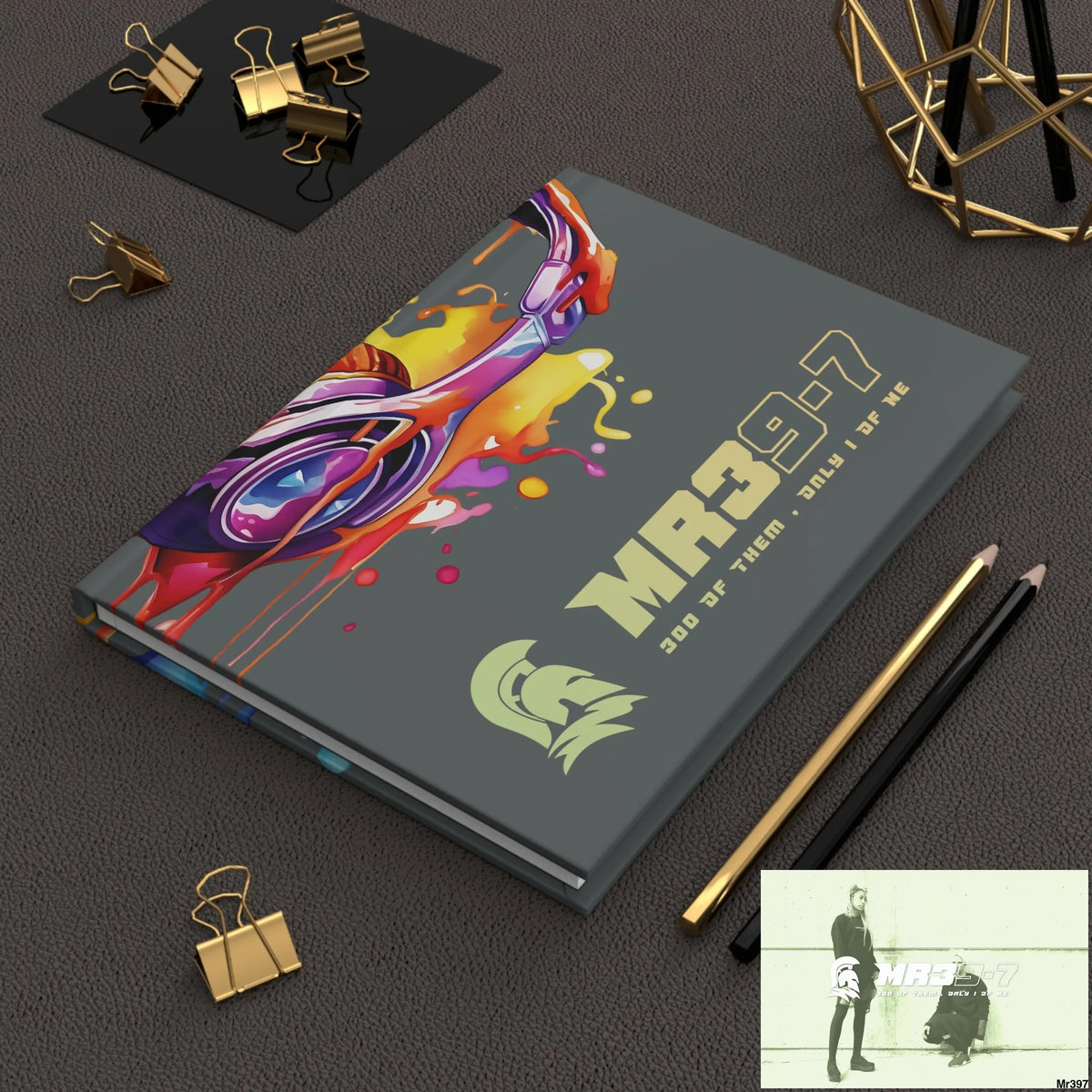 Mr39-7 Melting Headset Hardcover Journal Matte Journal Paper products