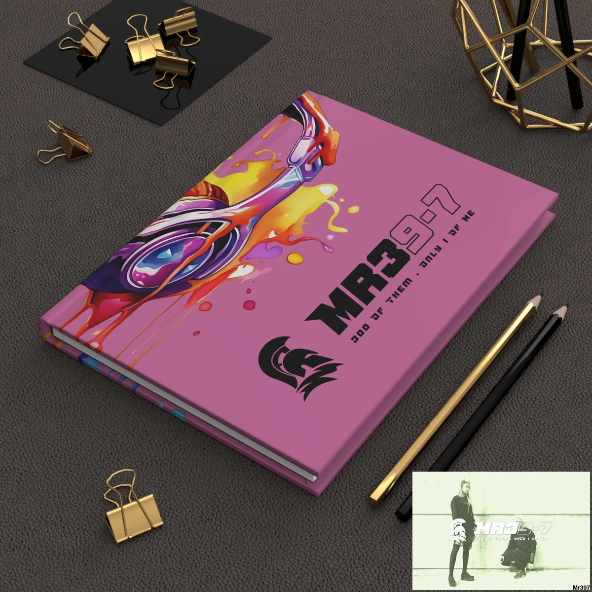 Mr39-7 Melting Headset Hardcover Journal Matte Journal Paper products