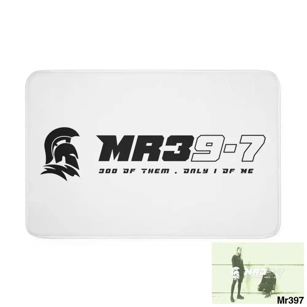MR39-7 Memory Foam Bath Mat White / 36” x 24” Home Decor