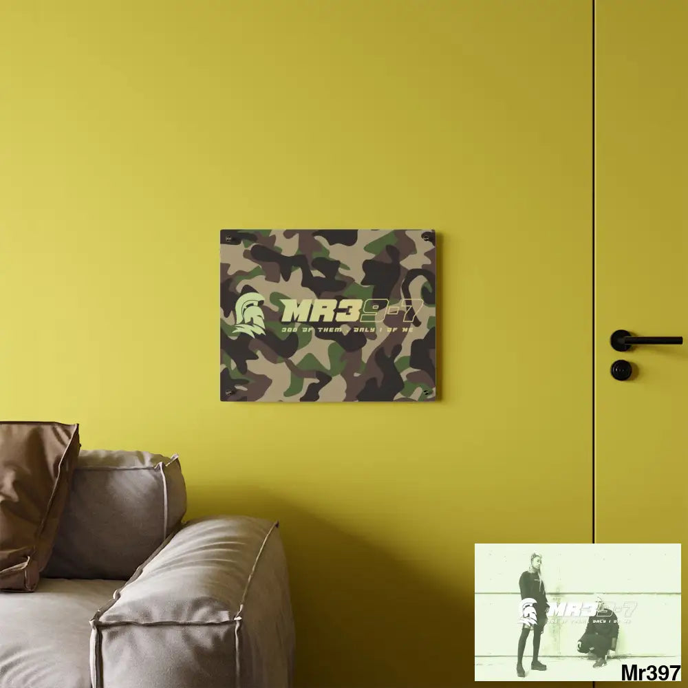 MR39-7 Military Mentality 1991 Style Acrylic Wall Art Panels Home Decor