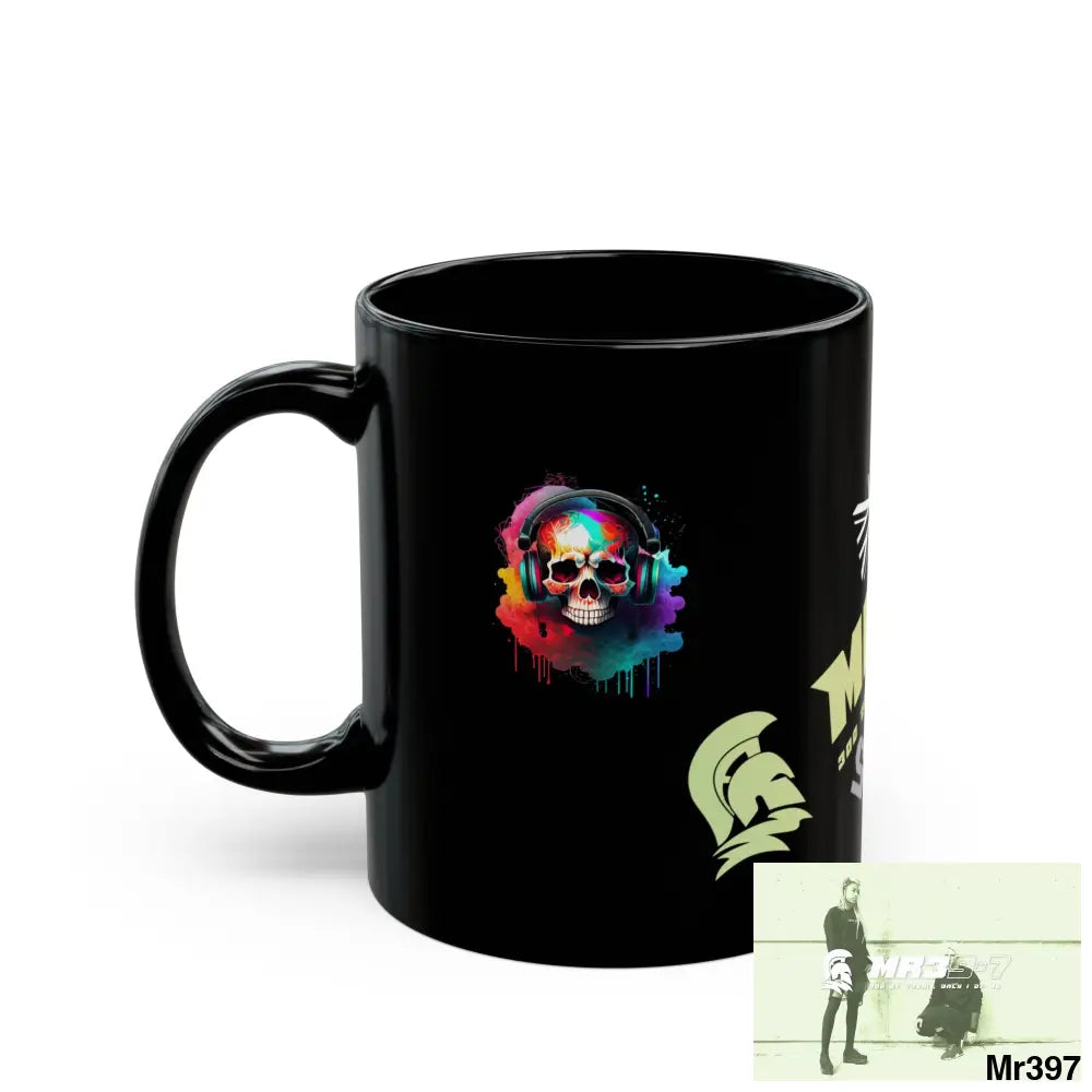 Mr39-7 Music / 55’ s back 11oz Tactical GB / Wales Black Mug Mental Health VAR / My Life My Deaths Their Plans Failed