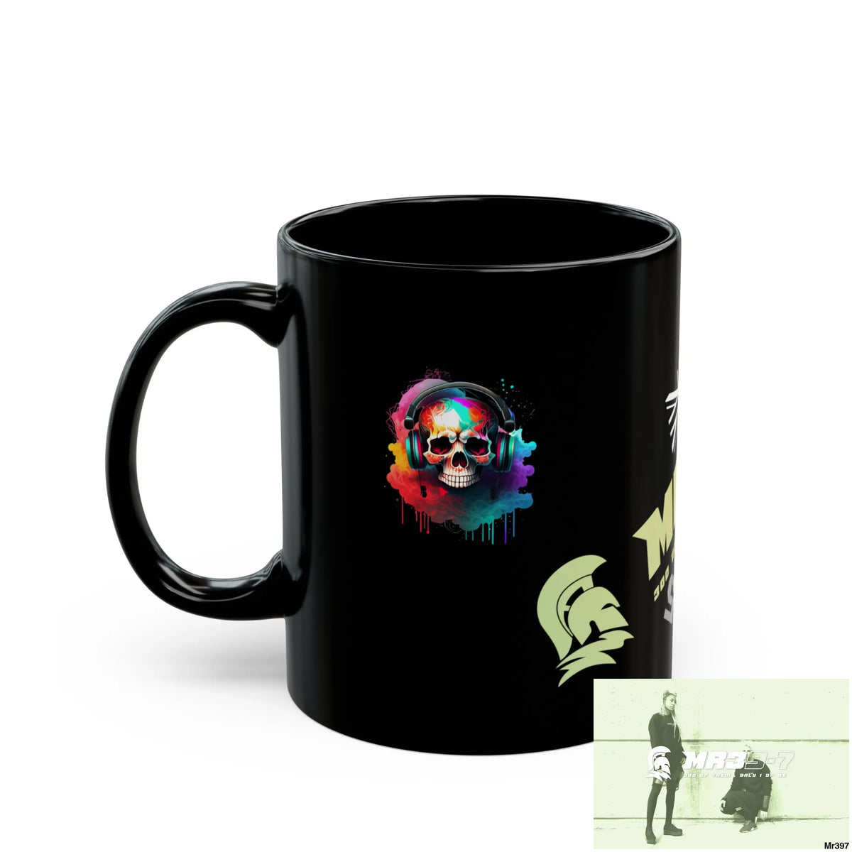 Mr39-7 Music / 55’ s back 11oz Tactical GB / Wales Black Mug Mental Health VAR / My Life My Deaths Their Plans Failed