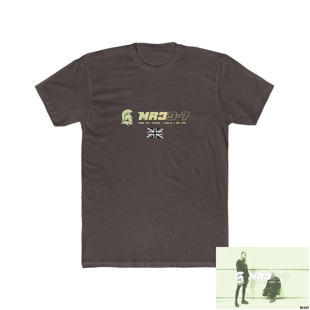 MR39-7 My Life My Death(s) Their Plans Failed Tactical GB 2001-2024 Men’s Cotton Crew Tee Solid Dark Chocolate / S