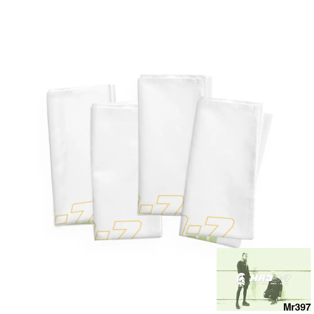 MR39-7 Napkins 4-piece set / White / 19’’ × 19’’ Accessories