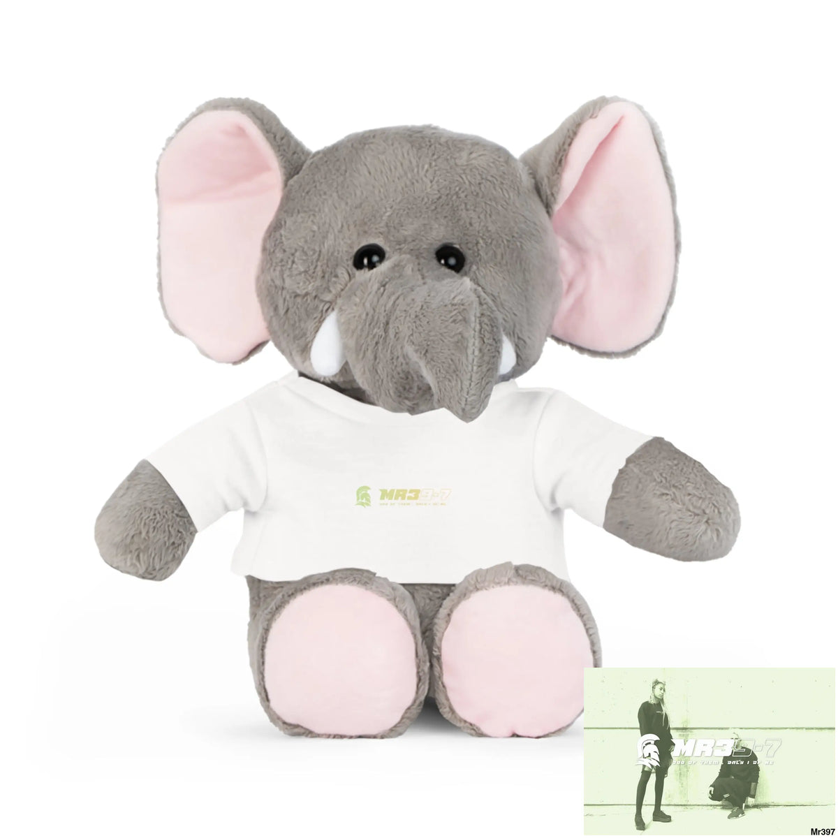 MR39-7 Plush Toy with T-Shirt Elephant / White / One size Accessories