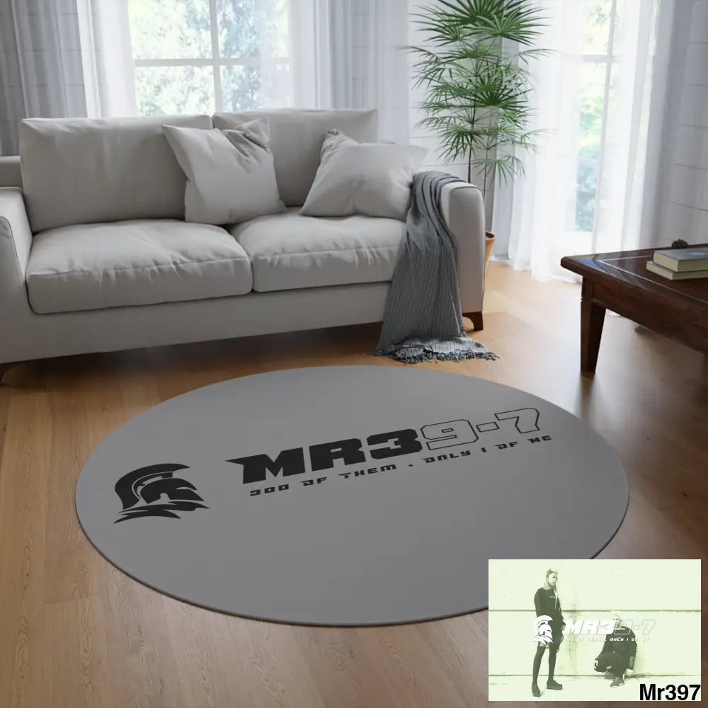 Mr39-7 Round Rug 60’’ × 60’’ Home Decor