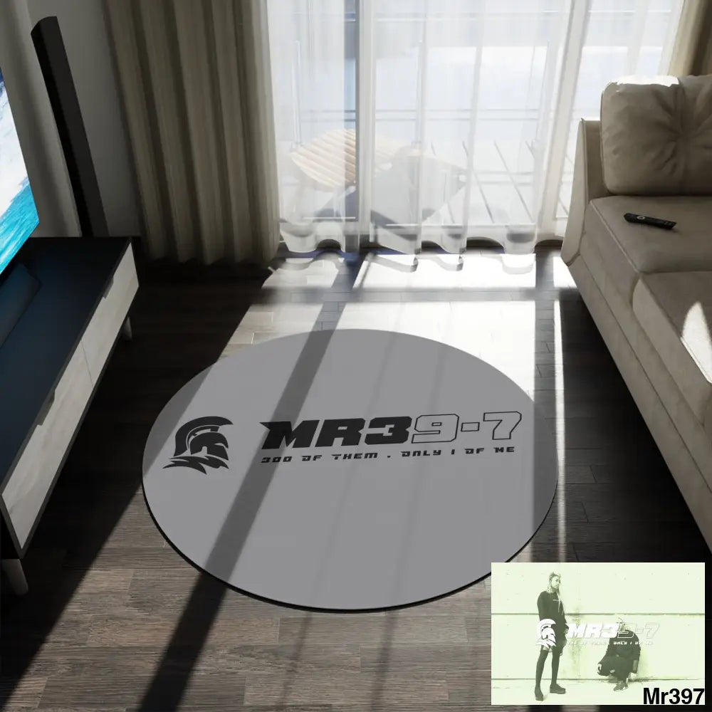 Mr39-7 Round Rug 60’’ × 60’’ Home Decor