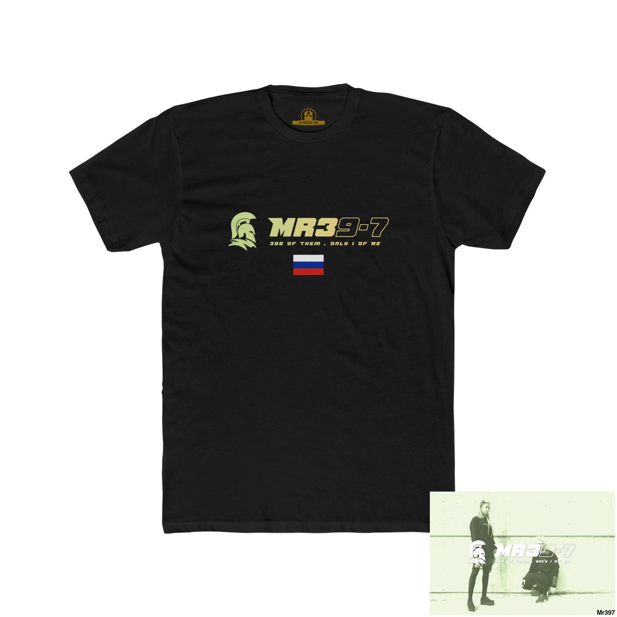 Mr39-7 (Russian Mentality from ?) My Life My Deaths 2001-2024 Their Plans,failed.Tactical GB Men’s Cotton Crew Tee