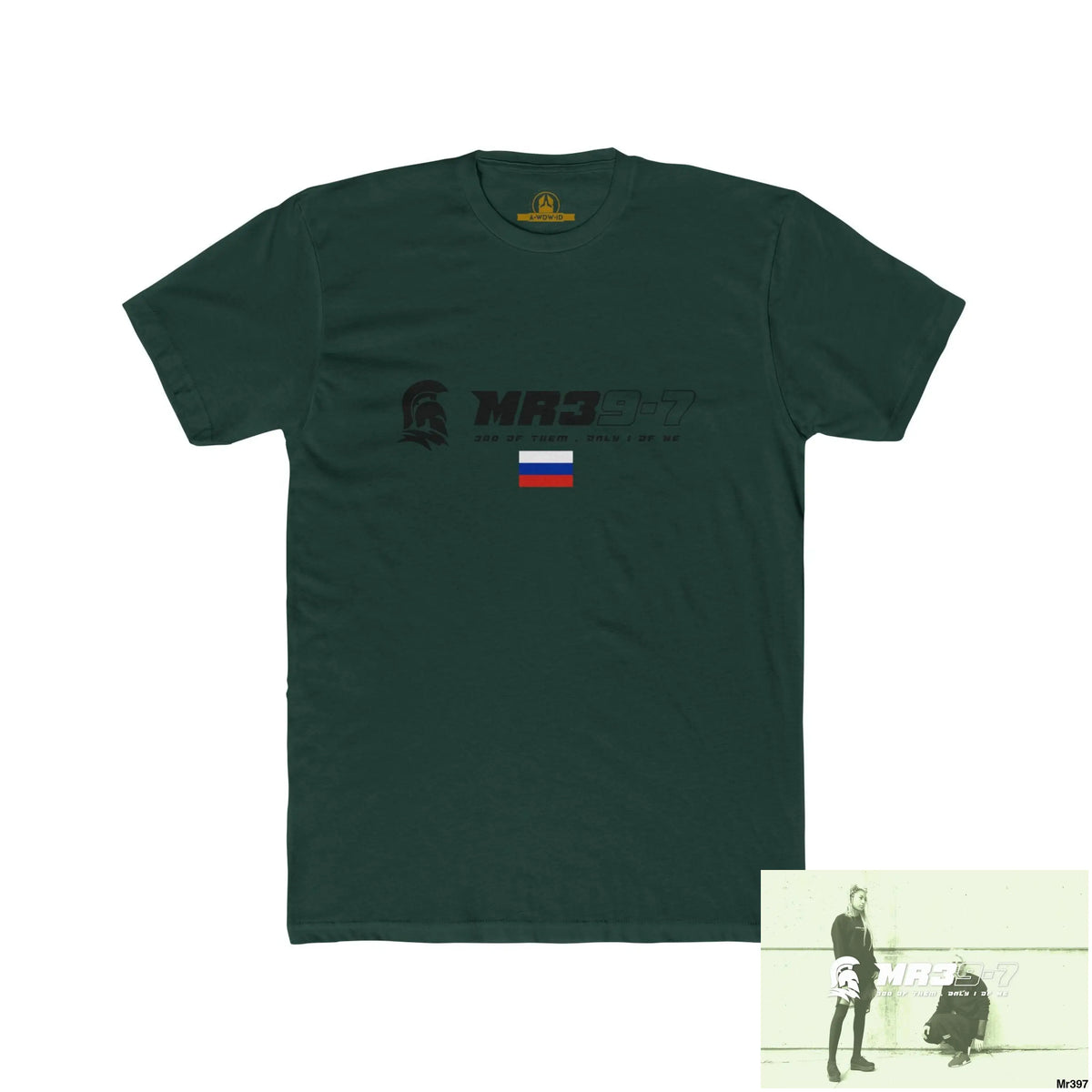 Mr39-7 (Russian Mentality from ?) My Life My Deaths 2001-2024 Their Plans,failed.Tactical GB Men’s Cotton Crew Tee