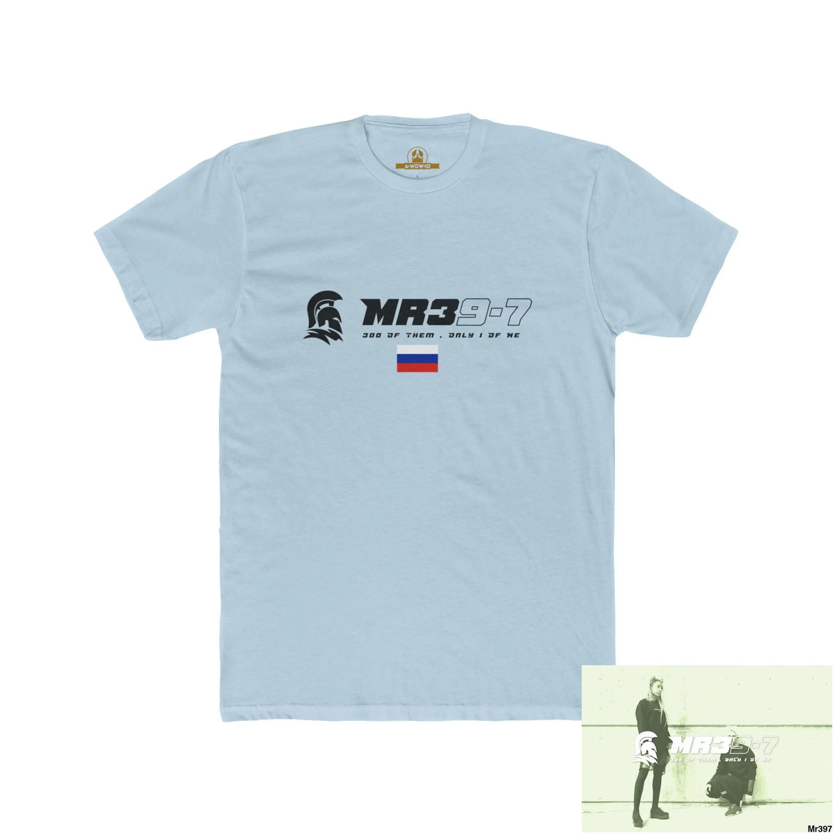 Mr39-7 (Russian Mentality from ?) My Life My Deaths 2001-2024 Their Plans,failed.Tactical GB Men’s Cotton Crew Tee