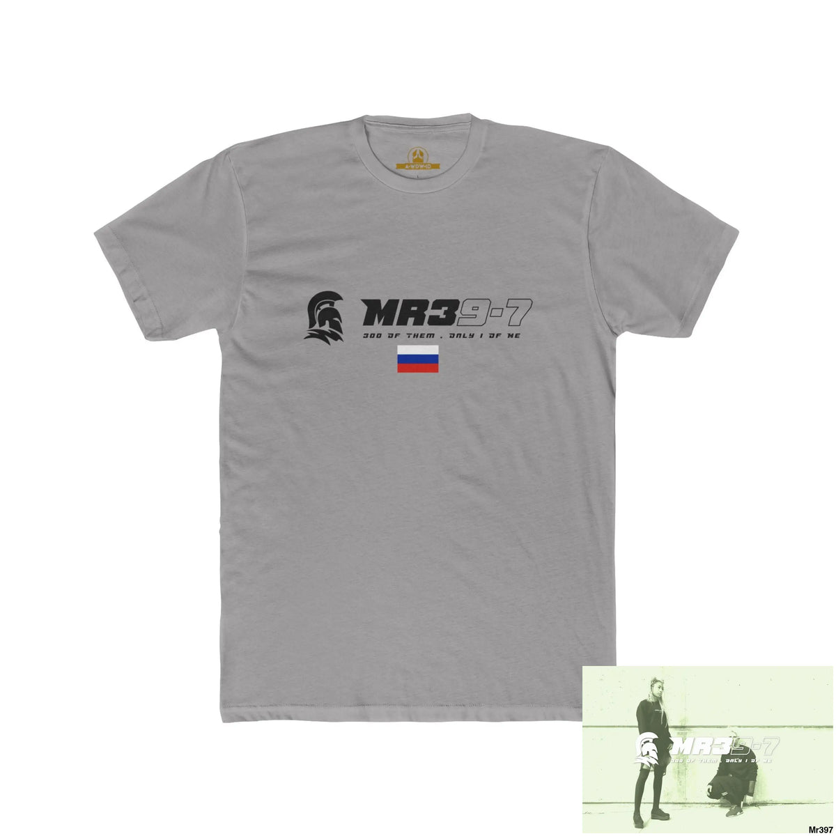 Mr39-7 (Russian Mentality from ?) My Life My Deaths 2001-2024 Their Plans,failed.Tactical GB Men’s Cotton Crew Tee