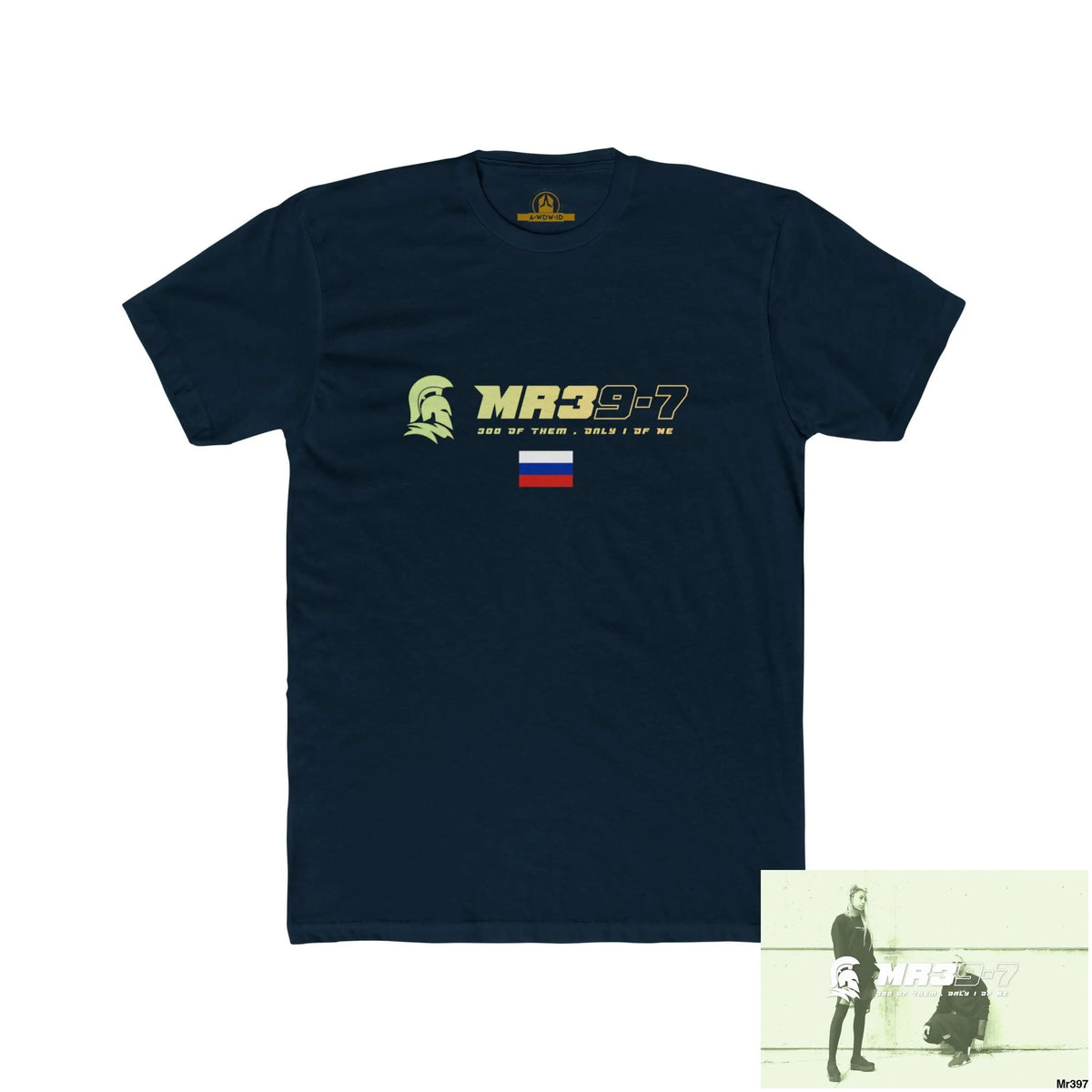 Mr39-7 (Russian Mentality from ?) My Life My Deaths 2001-2024 Their Plans,failed.Tactical GB Men’s Cotton Crew Tee