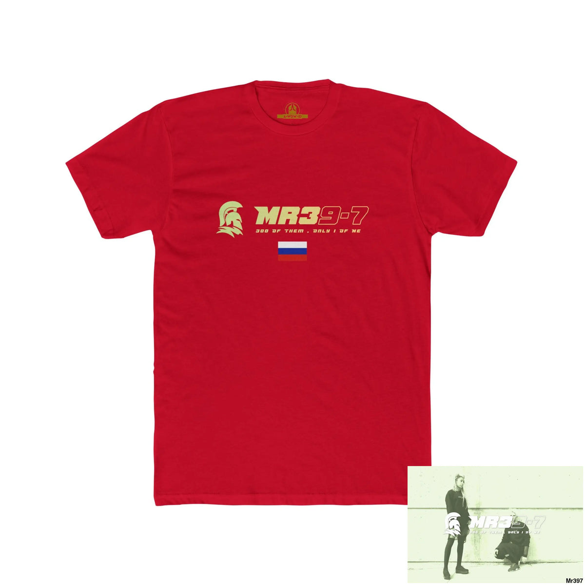 Mr39-7 (Russian Mentality from ?) My Life My Deaths 2001-2024 Their Plans,failed.Tactical GB Men’s Cotton Crew Tee