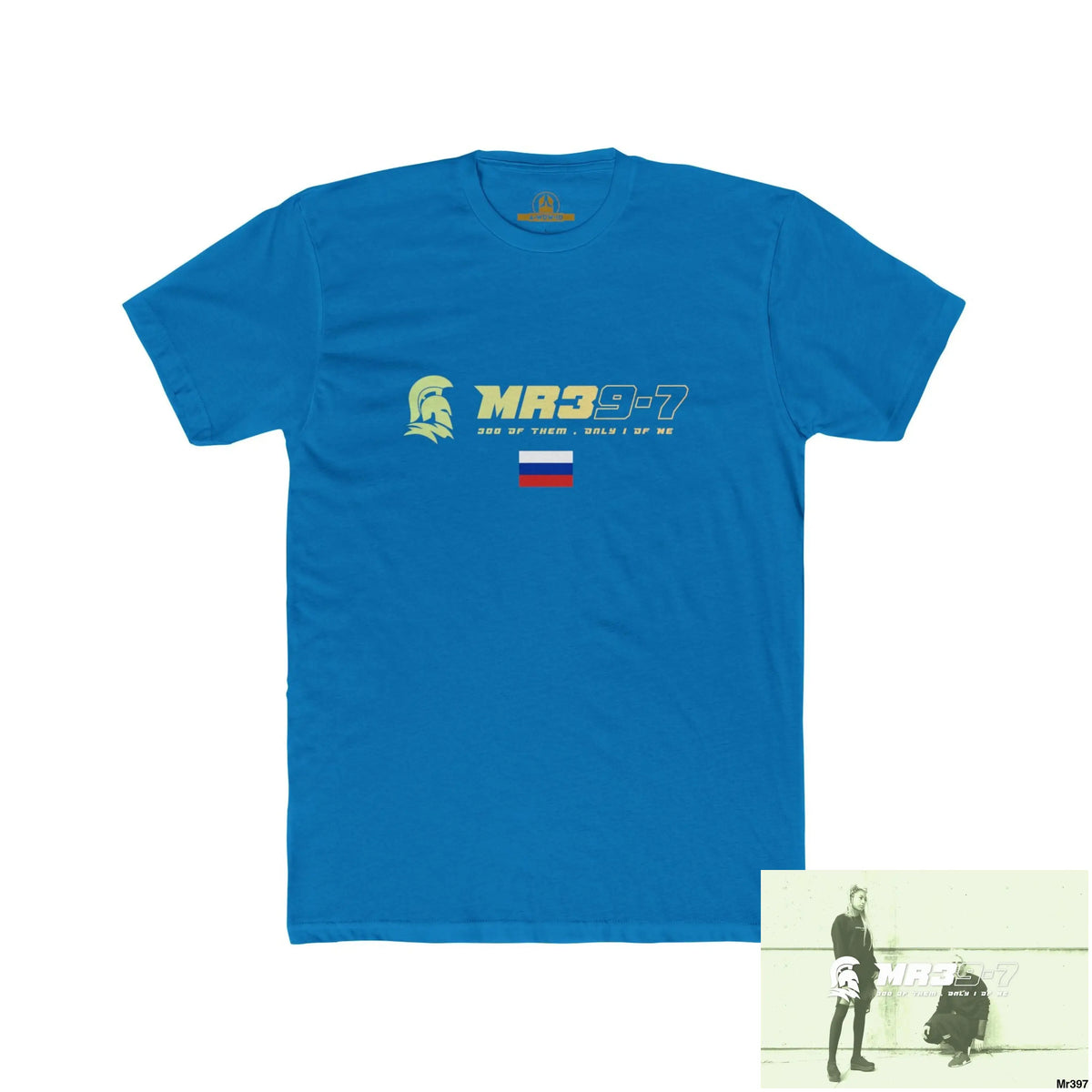 Mr39-7 (Russian Mentality from ?) My Life My Deaths 2001-2024 Their Plans,failed.Tactical GB Men’s Cotton Crew Tee