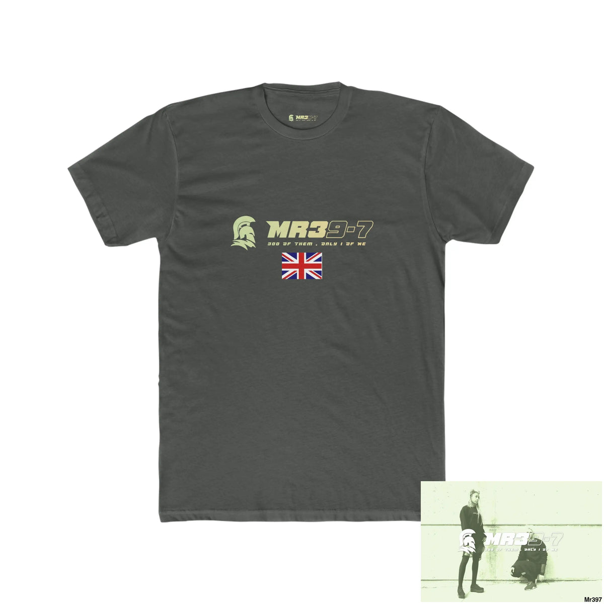 Mr39-7 Shropshire 2022-23 The Albanians Men’s Cotton Crew Tee Solid Heavy Metal / XS T-Shirt