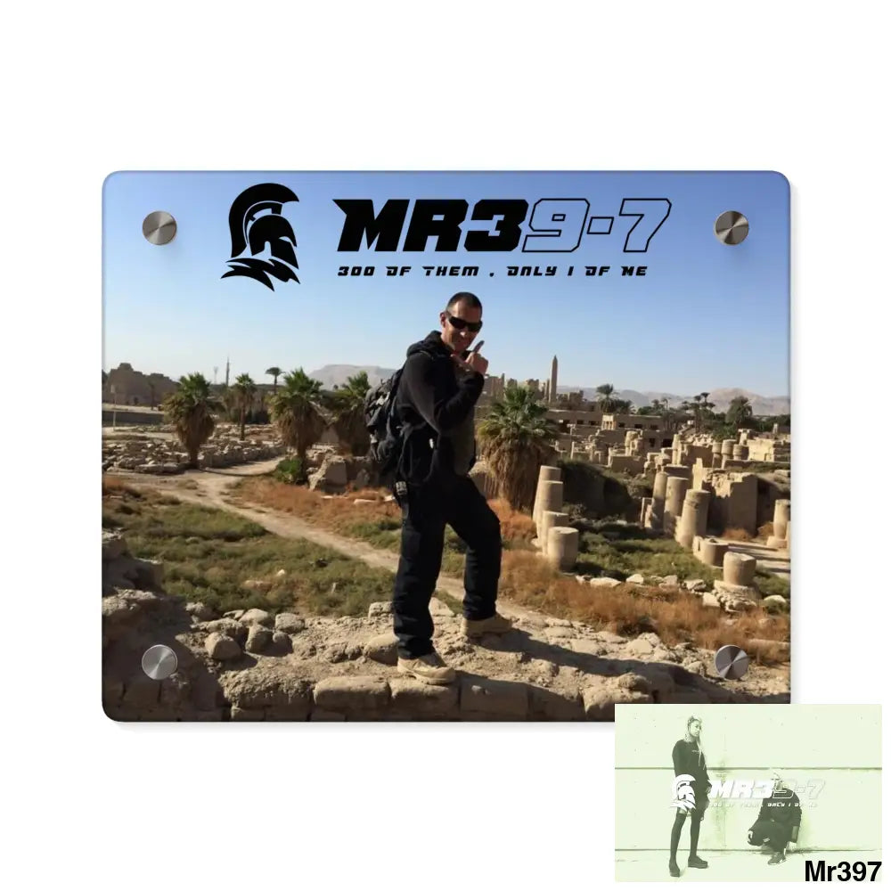 Mr39-7 Sparta Luxor Temples heading to Kenya • Acrylic Wall Art Panels 10″ x 8″ (Horizontal) / 0.25’’ Home Decor