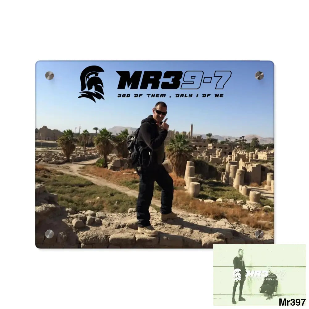 Mr39-7 Sparta Luxor Temples heading to Kenya • Acrylic Wall Art Panels 14″ x 11″ (Horizontal) / 0.25’’ Home Decor