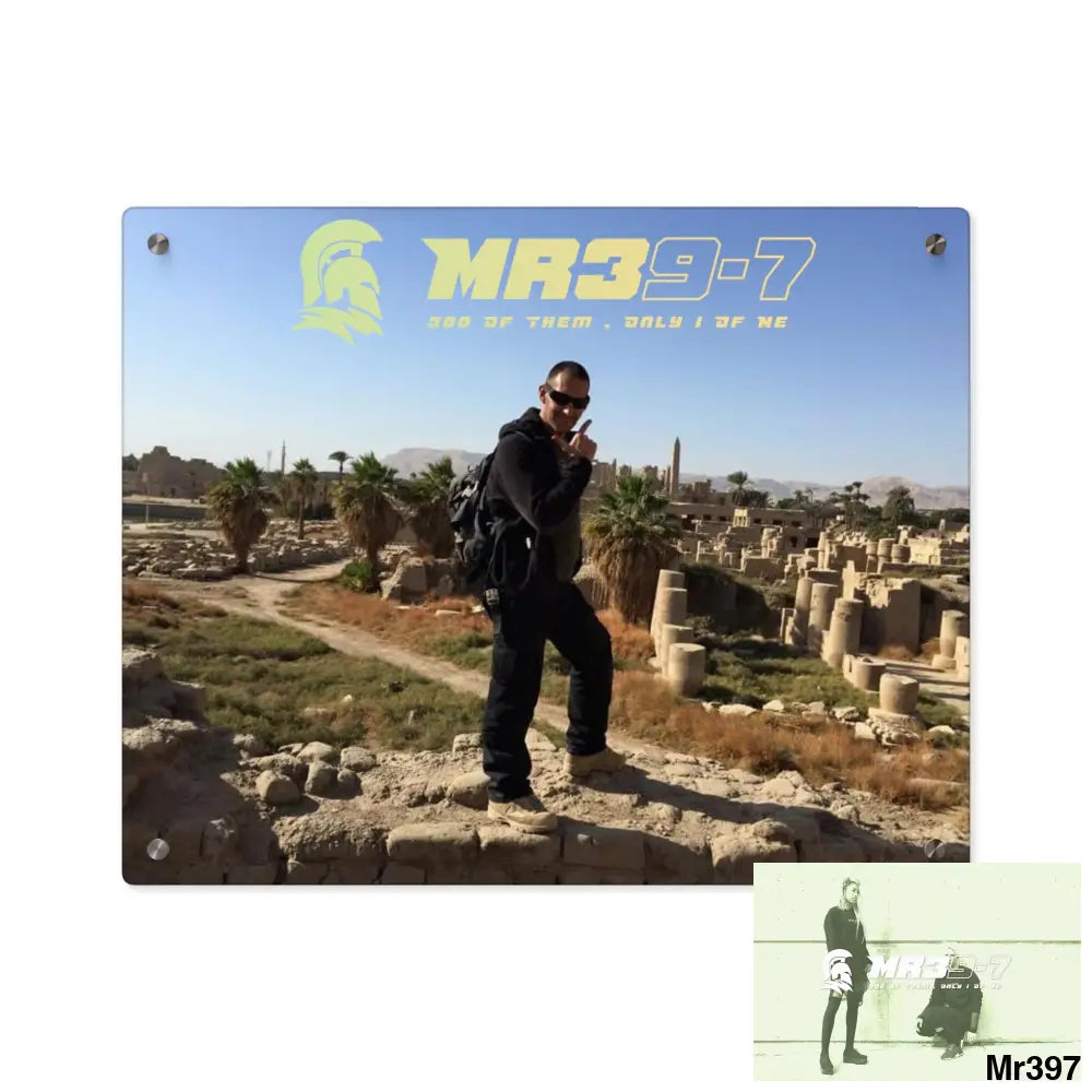 Mr39-7 Sparta Luxor Temples heading to Kenya • Acrylic Wall Art Panels 20″ x 16″ (Horizontal) / 0.25’’ Home Decor