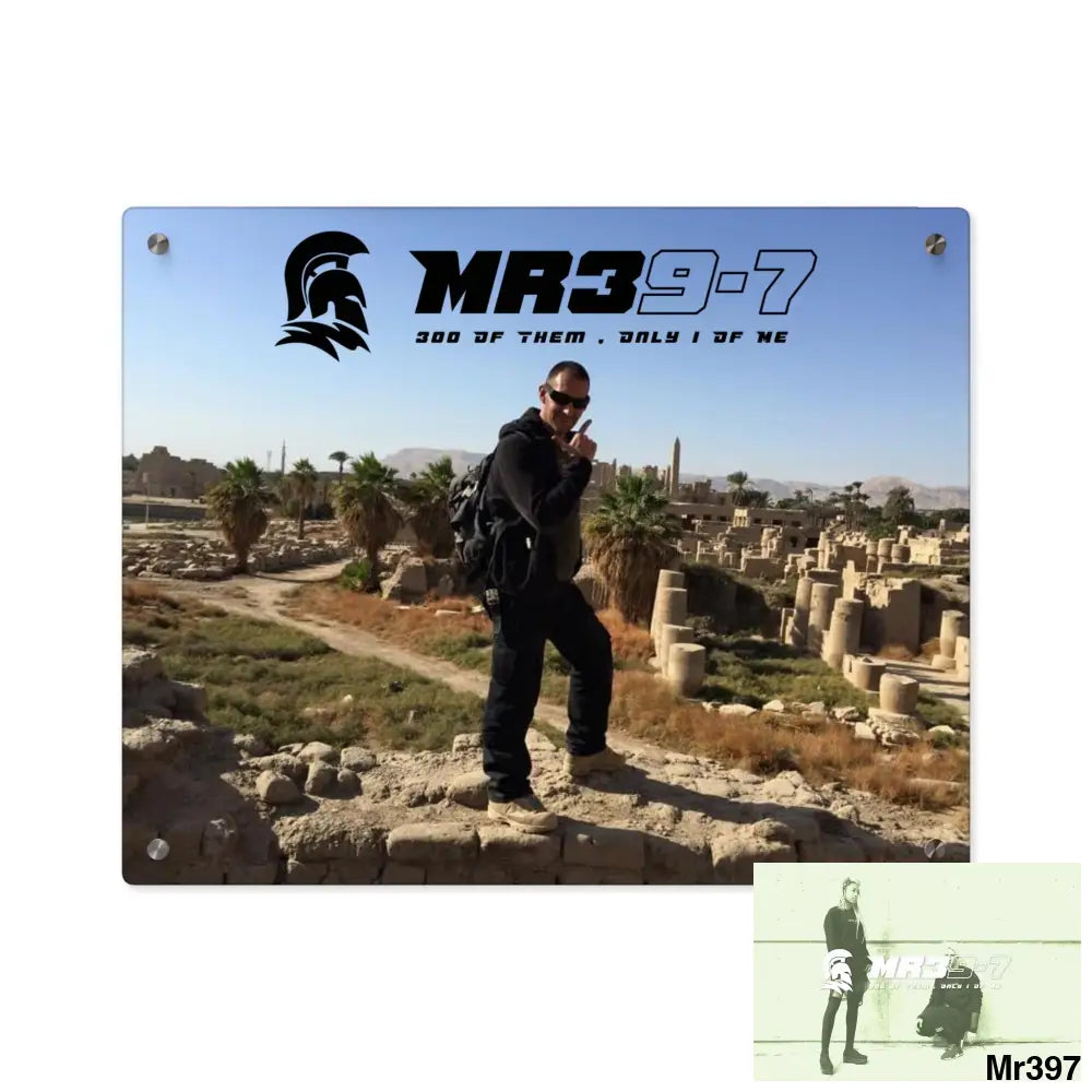 Mr39-7 Sparta Luxor Temples heading to Kenya • Acrylic Wall Art Panels 20″ x 16″ (Horizontal) / 0.25’’ Home Decor