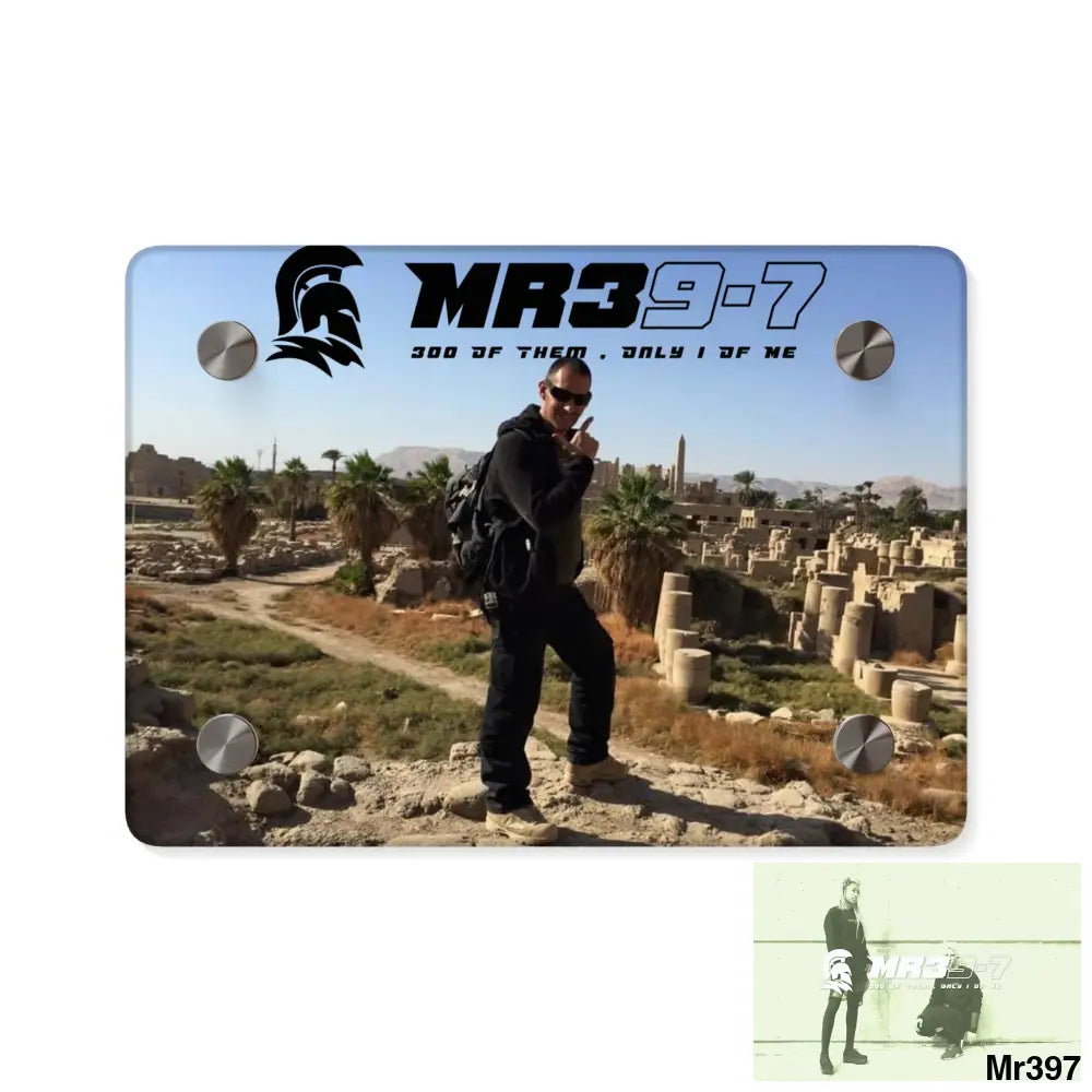 Mr39-7 Sparta Luxor Temples heading to Kenya • Acrylic Wall Art Panels 7’’ x 5’’ (Horizontal) / 0.25’’ Home Decor