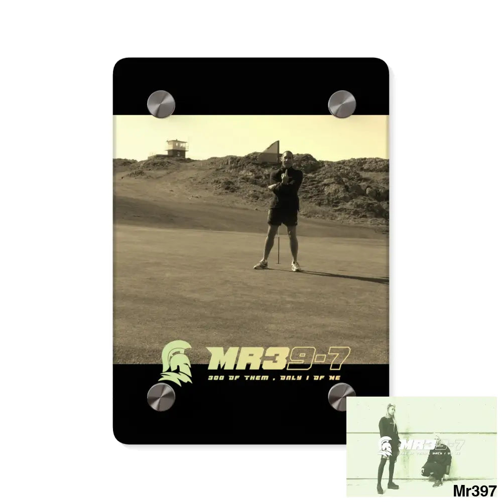 MR39-7 Strike A on Barmouth - Morfa Nefyn 20X hole No 13 Acrylic Wall Art Panels 5’’ x 7’’ (Vertical) / 0.25’’ Home