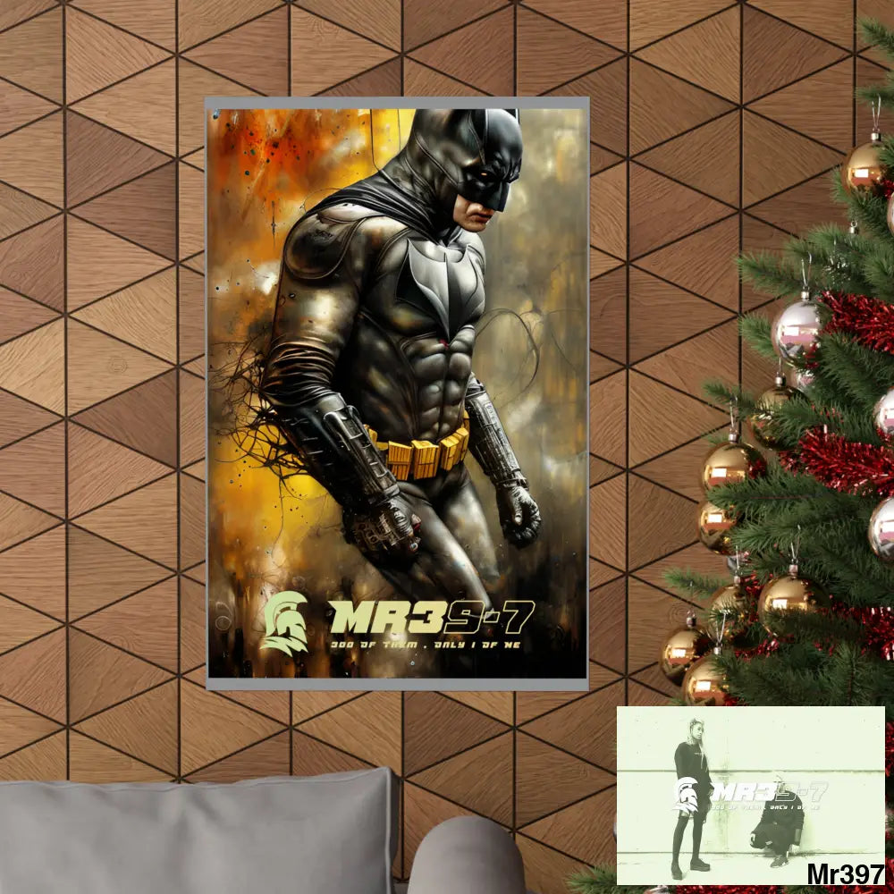MR39-7 Super Resolution Batpain Steampunk Graphic Matte Vertical Posters Poster