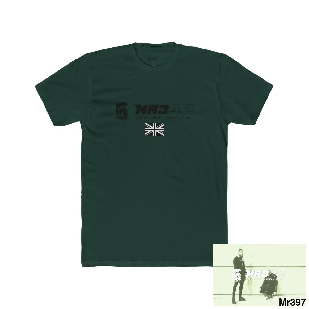 Mr39-7 Tactical GB 2012 My work Colwyn Bay to and from there Heavy Cotton Crew Tee Solid Forest Green / S T-Shirt