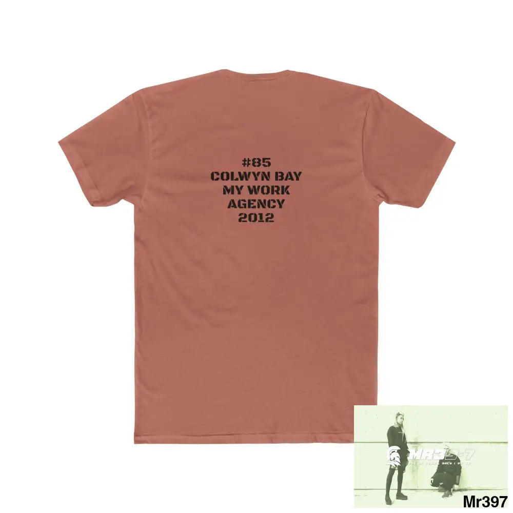 Mr39-7 Tactical GB 2012 My work Colwyn Bay to and from there Heavy Cotton Crew Tee T-Shirt