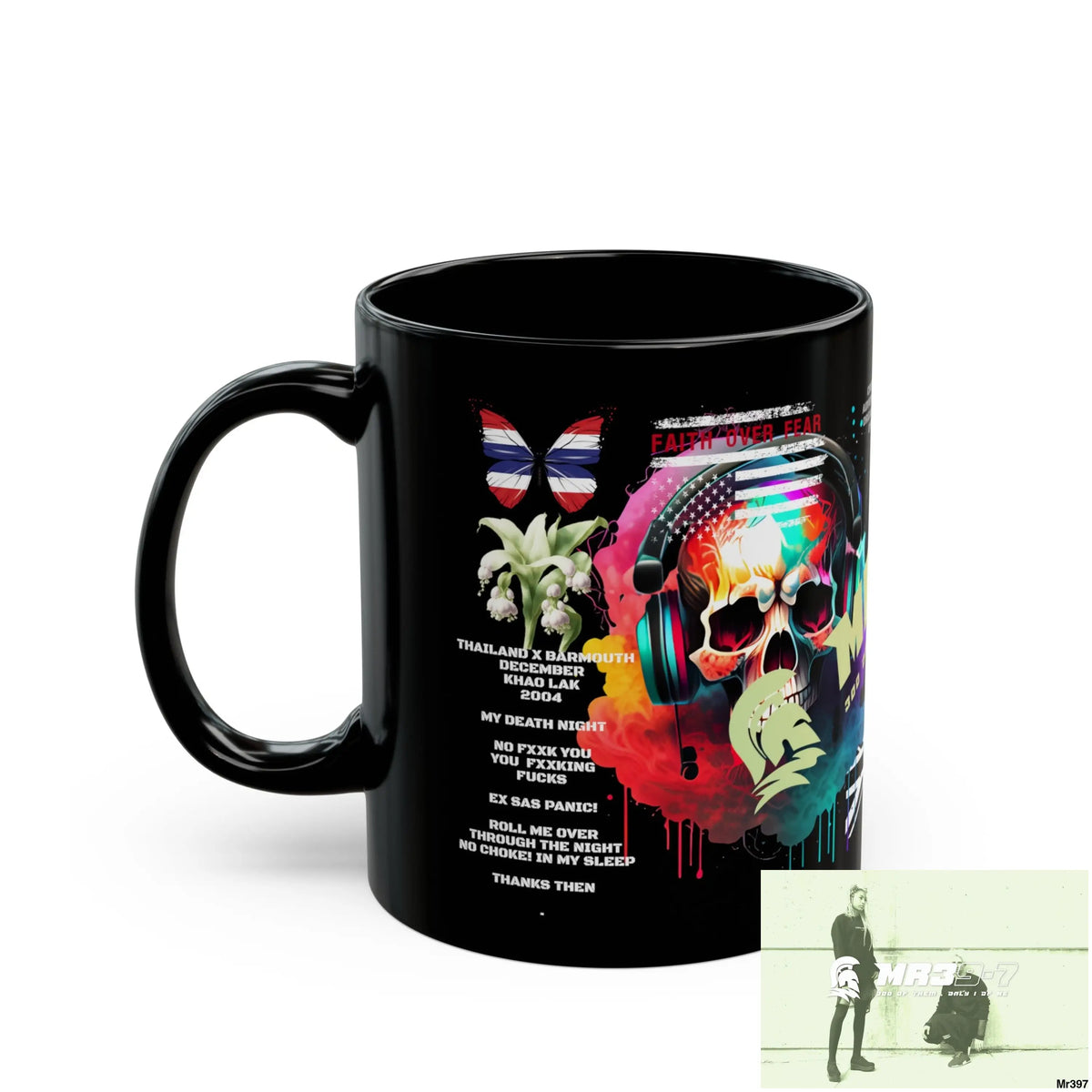 Mr39-7 Tactical SAS Roll over 11oz Black Mug GB / Thailand/ Bermo /Wales My Death /Murder night 2004 11oz Mug