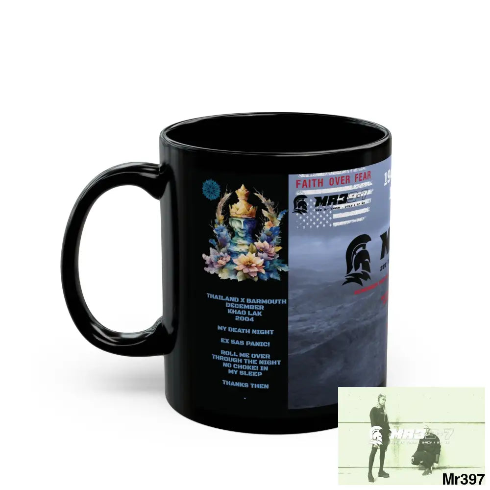 Mr39-7 Tactical SAS Roll over Death night 04/ 20X Strike B Done MT Snowdon 11oz Black Mug GB / Thailand/ Bermo /Snowdon
