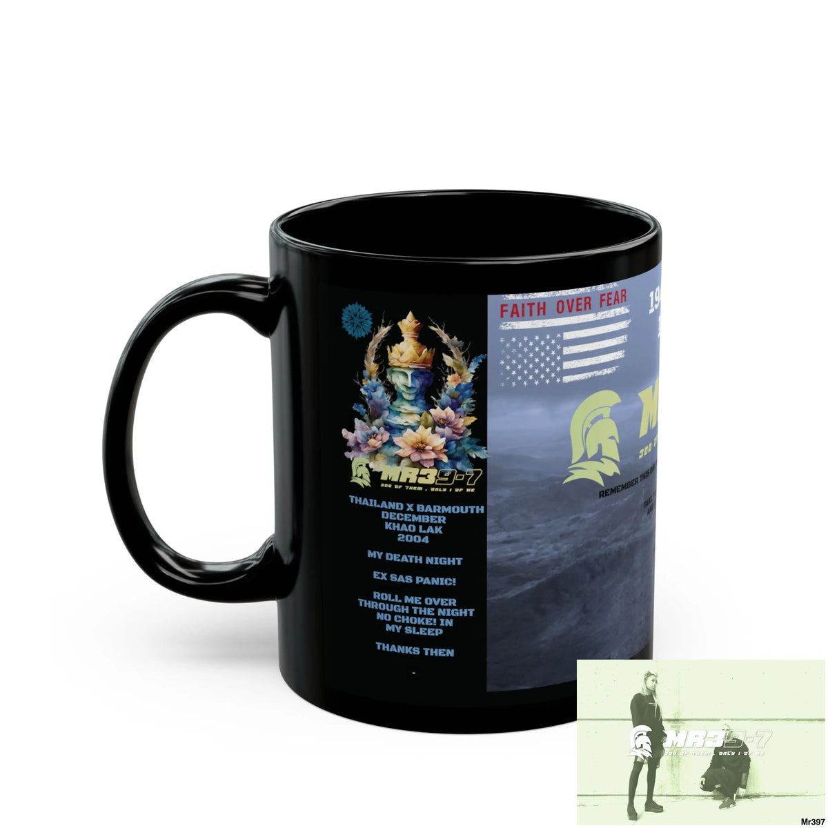 Mr39-7 Tactical SAS Roll over Death night 04/ 20X Strike B Done MT Snowdon 11oz Black Mug GB / Thailand/ Bermo /Snowdon