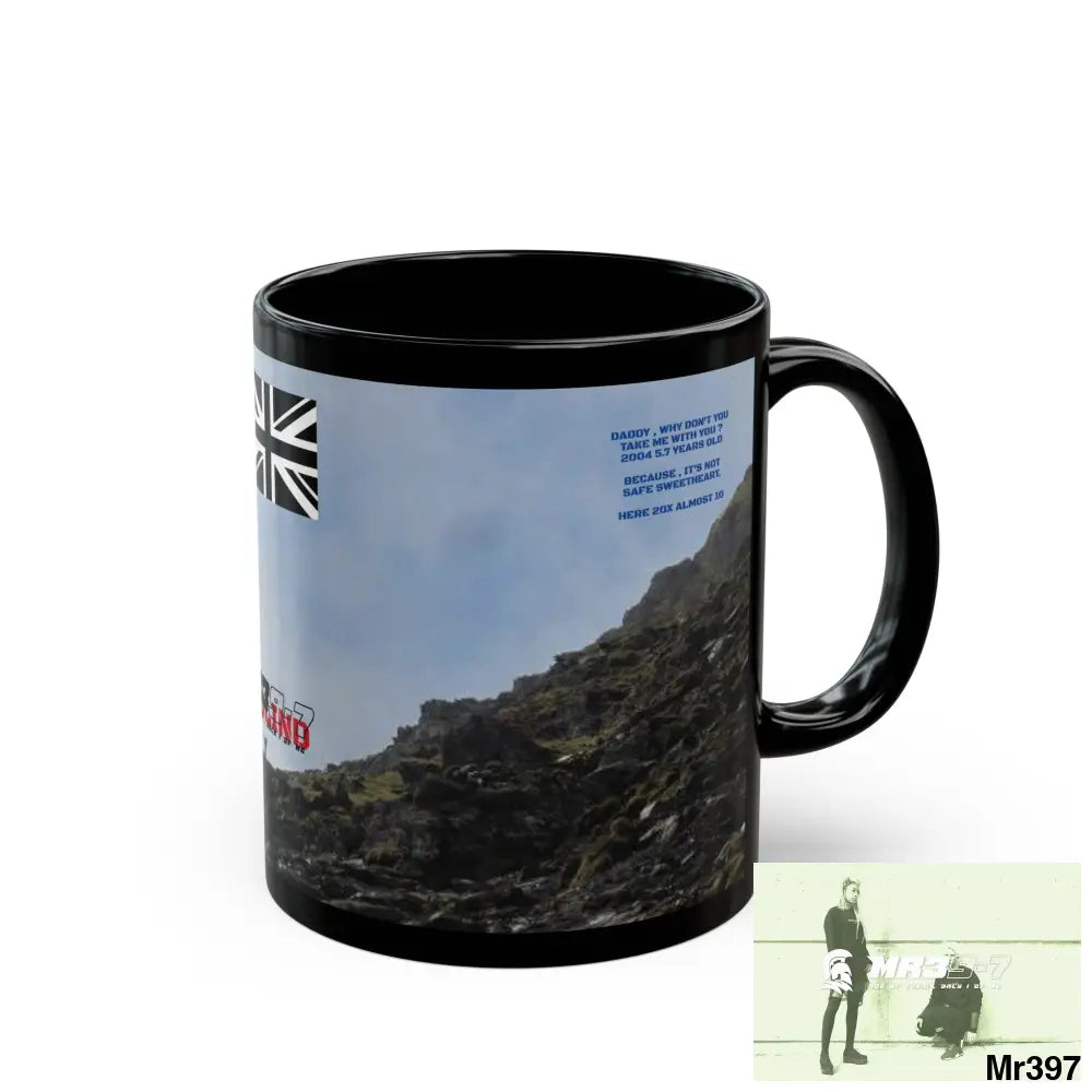 Mr39-7 Tactical SAS Roll over Death night 2004 20X Strike B MT Snowdon 11oz Black Mug GB / Thailand/ Bermo /Wales, 11oz