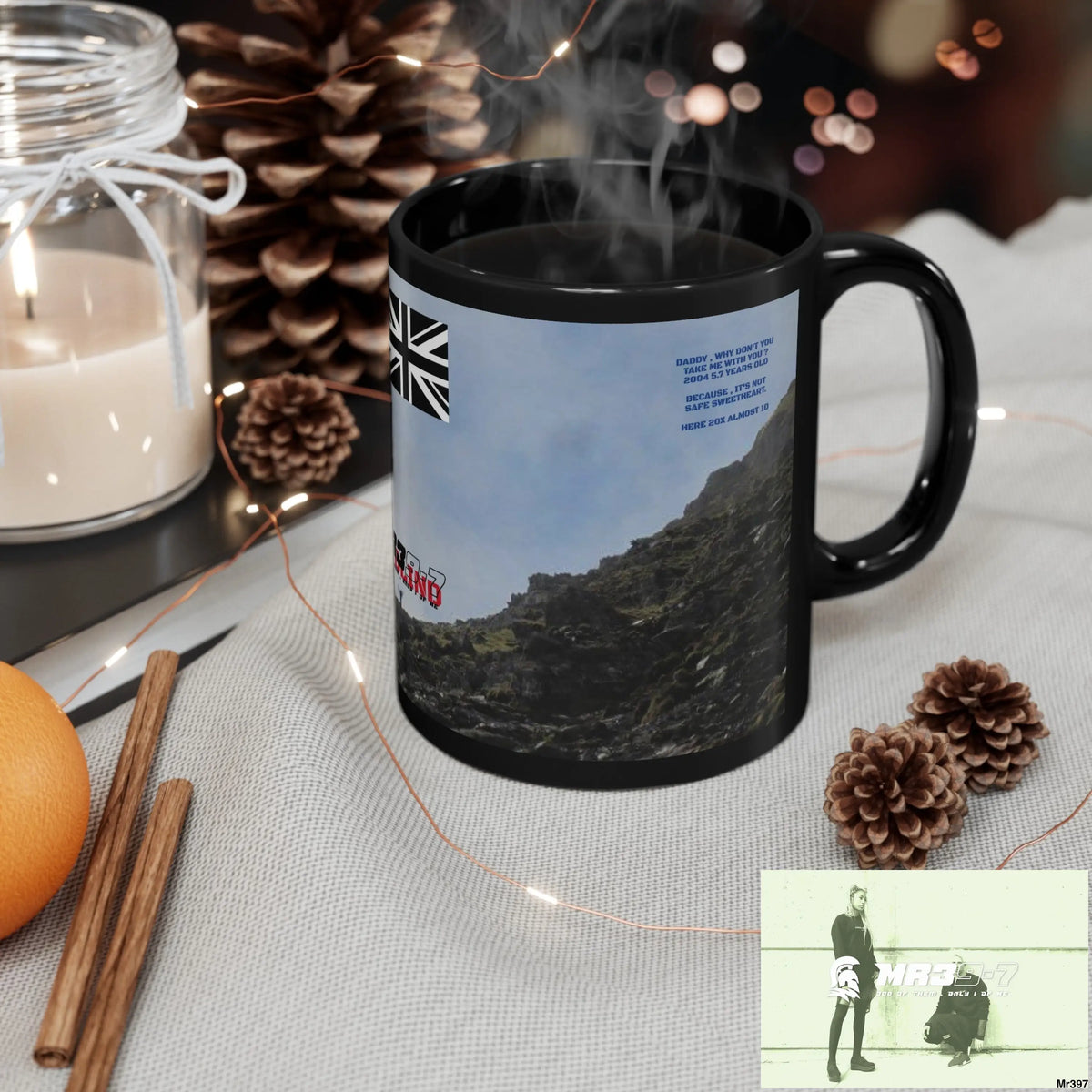 Mr39-7 Tactical SAS Roll over Death night 2004 20X Strike B MT Snowdon 11oz Black Mug GB / Thailand/ Bermo /Wales, 11oz