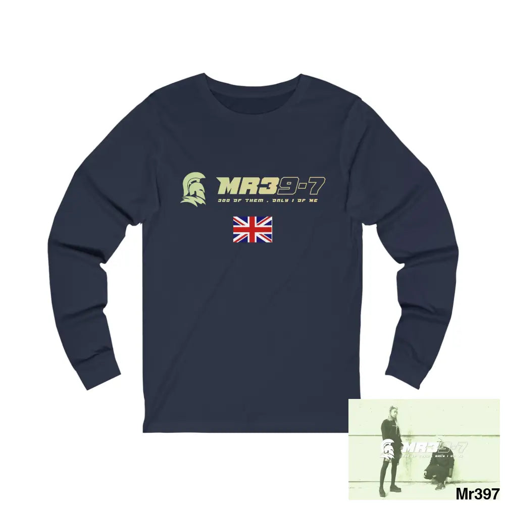 MR39-7 Telford Retail park The Columbians Jersey Long Sleeve Tee S / Navy Long-sleeve