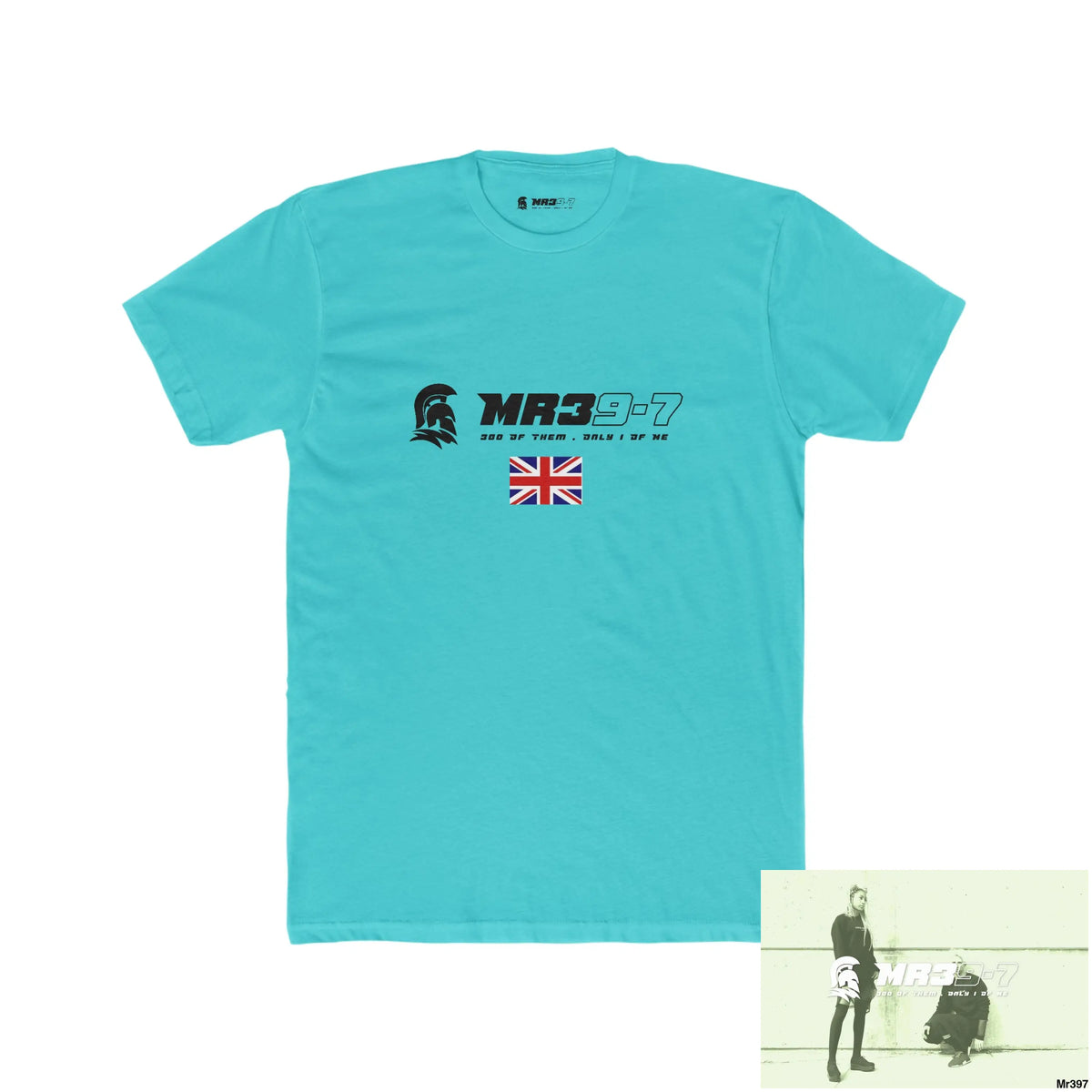 Mr39-7 Thailand 2008 Koh Chang beer n bikes tits up Men’s Cotton Crew Tee Solid Tahiti Blue / S T-Shirt