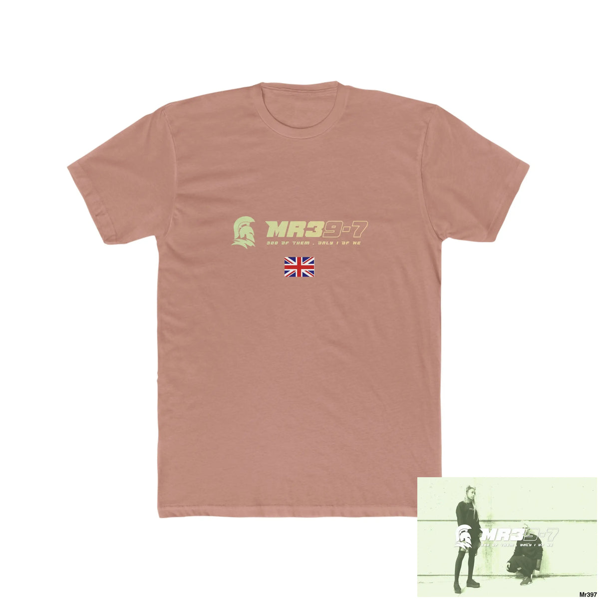 Mr39-7 & The Columbian Elements Shrewsbury 2016 My Work 2022 -23 - Men’s Cotton Crew Tee Solid Desert Pink / S T-Shirt