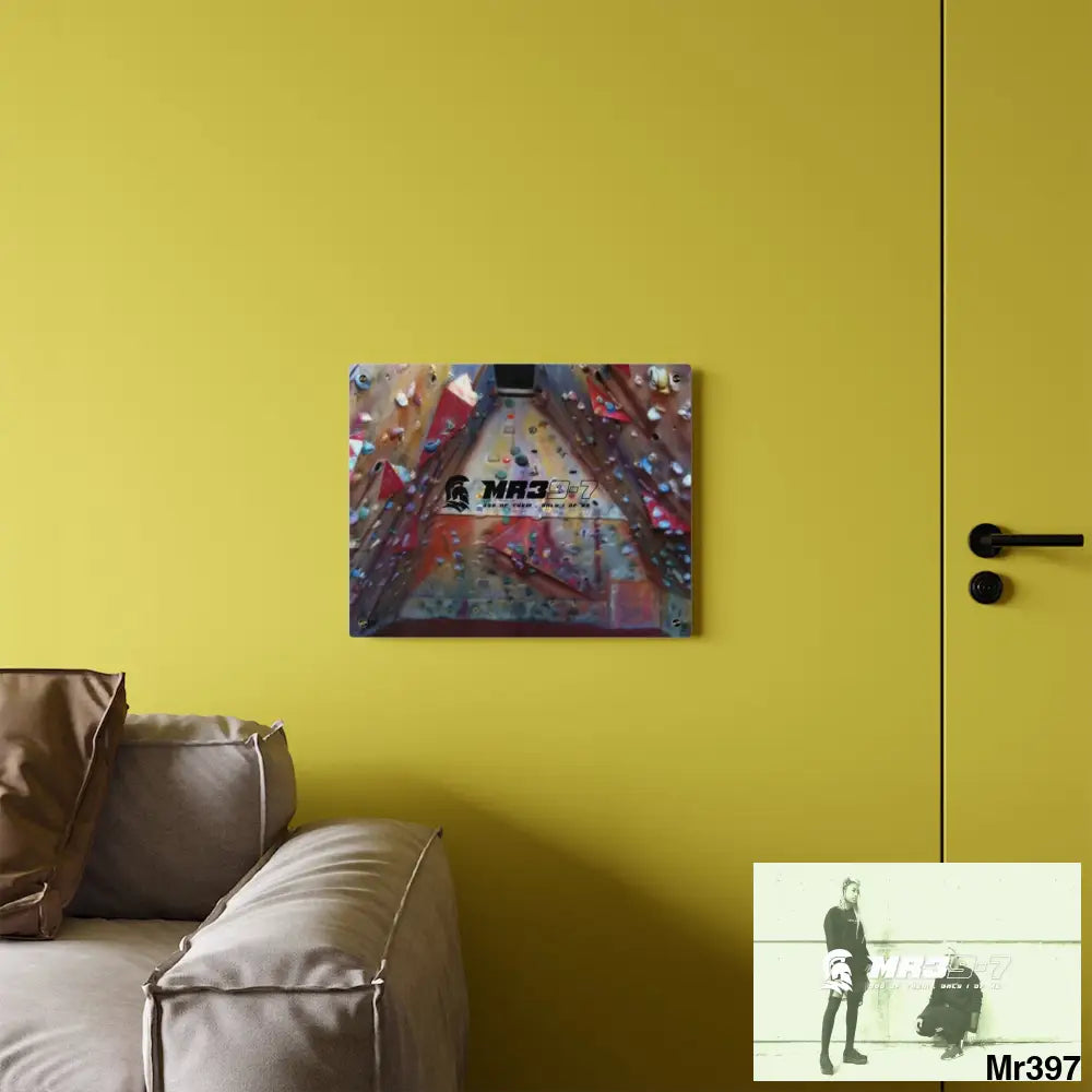 MR39-7 Training Wall 20X Beacons Climbing centre Gwynedd - Acrylic Wall Art Panels Home Decor